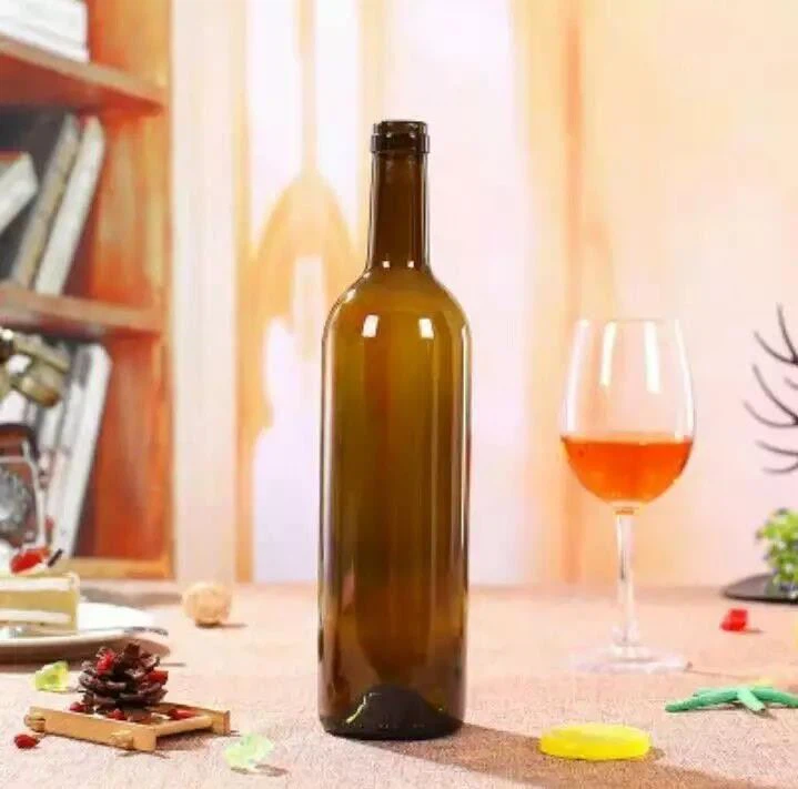 Brown Red Wine Bottle