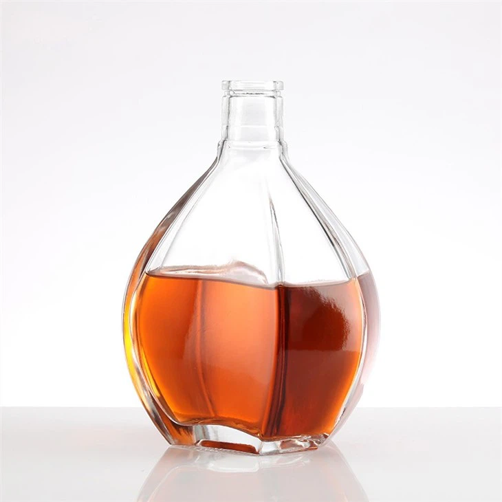 750ml Clear Glass Whiskey Bottles