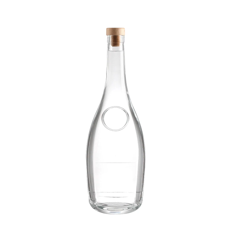Refinement 750 Ml Crystal Whiskey Spirits Glass Bottle
